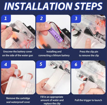 Load image into Gallery viewer, TRANSPARENT ELECTRIC WATERGUN