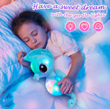 Load image into Gallery viewer, Light-Up Sea Horse Plush