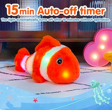 Load image into Gallery viewer, Light-Up Clown Fish Plush