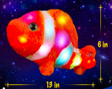 Load image into Gallery viewer, Light-Up Clown Fish Plush