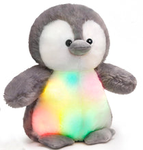 Load image into Gallery viewer, Light-Up Penguin Plush