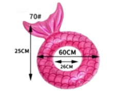 Load image into Gallery viewer, Mermaid Pool Float Ring for Kids