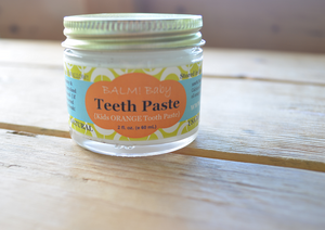 Natural Sugar Free Teeth Paste for Babies, Toddlers and Kids (2oz/60ml)