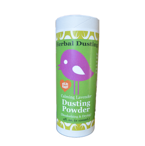 Herbal Dusting Powder (All Natural Talc Free) Lavender Scent - (4oz/120ml)